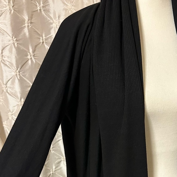 CHASER Black LA Love Knit Open Cardigan - Picture 4 of 14